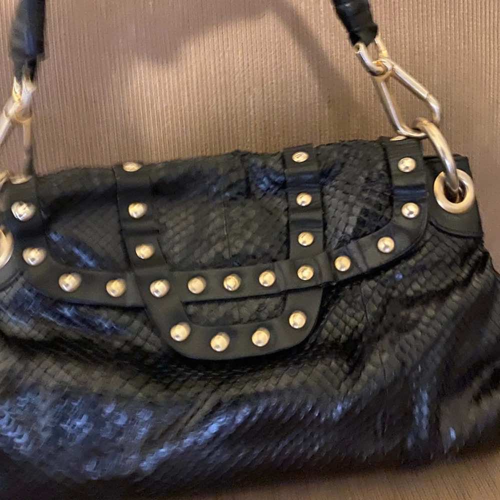 Jimmy Choo Snakeskin Handbag - Back view